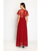 Robe Aurora bordeaux