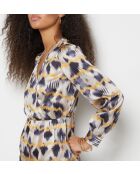 Vestido estampado multicolor Nena