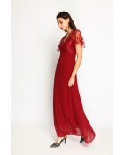 Robe Aurora bordeaux
