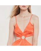 Fabbie orangefarbenes Kleid