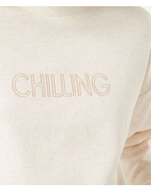 Sudadera Cunta beige