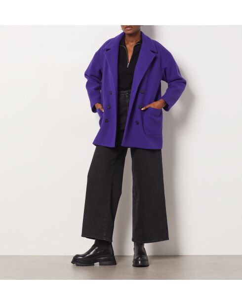 Manteau Angus violet