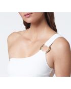 Capsule Diane, einteiliger Badeanzug ohne Bügel, ecru