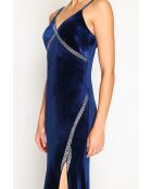 Robe Giselle bleu nuit
