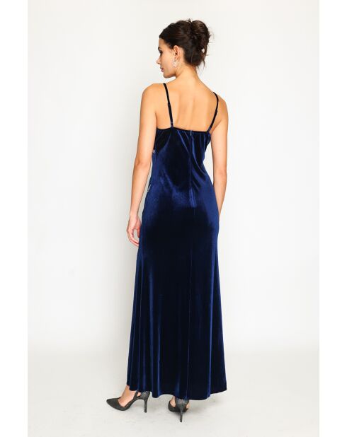 Robe Giselle bleu nuit