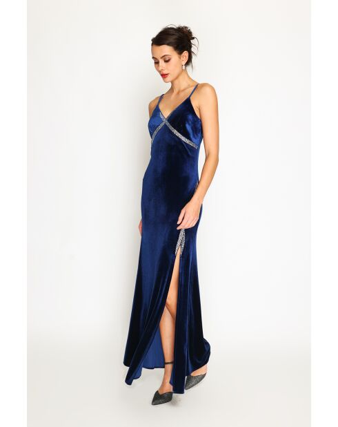 Robe Giselle bleu nuit