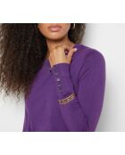 Maglione rotondo Criss viola