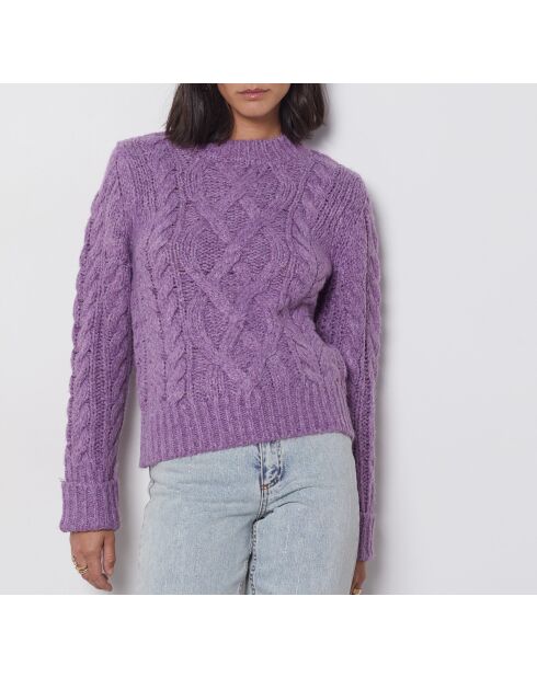 Pull Claudy mauve