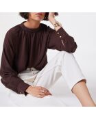 Marisa taupefarbene Bluse