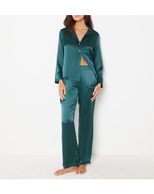 Pantaloni verde perlato