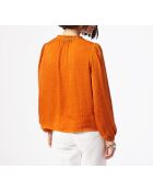 Athia orangefarbene Bluse
