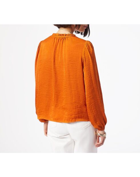 Athia orangefarbene Bluse