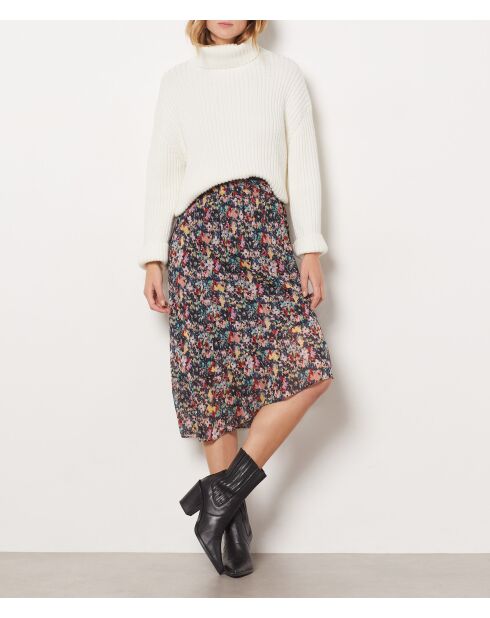 Falda Ralo estampada sobre fondo verde