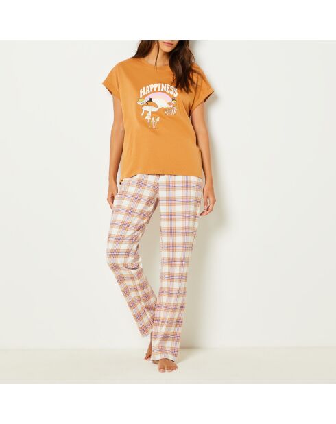 Braunes Ceinat-T-Shirt