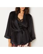 Pyjama trois pièces Janne noir