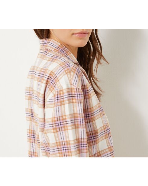 Liquette Cerisa carreaux marron