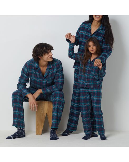 Marineblauwe tweedelige pyjama van Jadden Kids