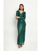 Robe Belle vert amazone