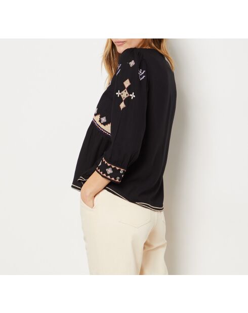 Blouse Oswald noir