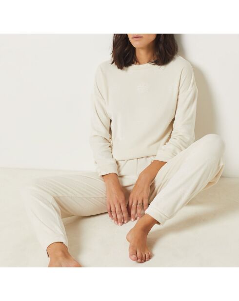 Pantaloni Rheanna ecru