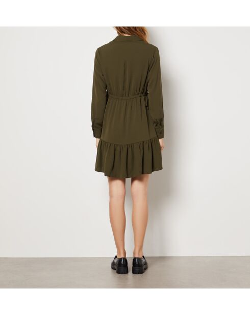 Un abito color oliva color kaki Pepy