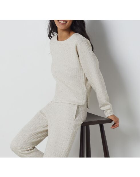 Sudadera Enoha beige