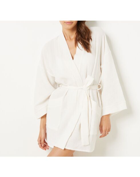 Déshabillé Vicka écru