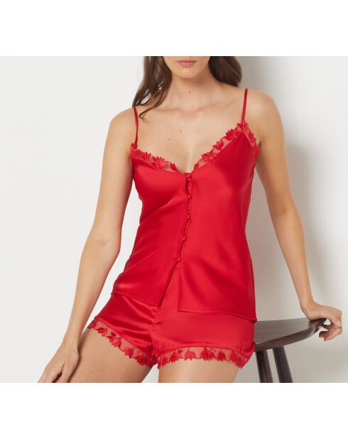 Caraco Tendresse rouge