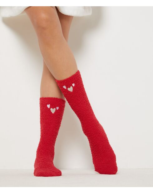 Chaussettes Noel Box Red rouges