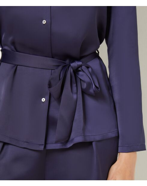 Camisa azul medianoche Mery