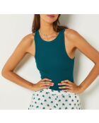 Camiseta sin mangas Jamie de abeto verde