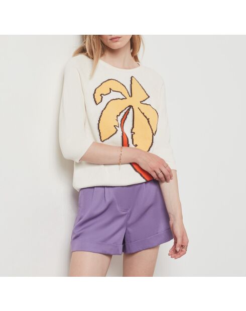 Ecru trui Carmen pap