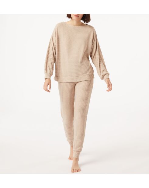 Sudadera Calino taupe