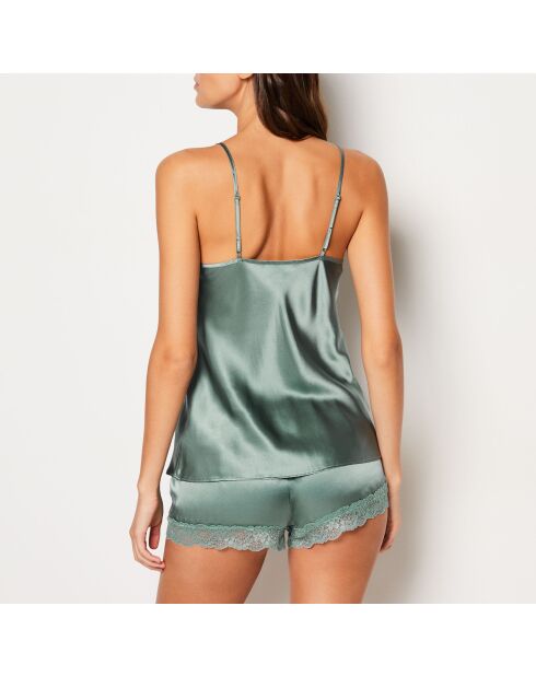 Milchblaugrünes Unterhemd