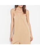 Combi-pantalon une pièce Kaya beige