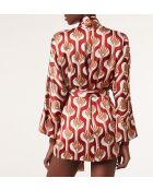 Déshabillé Yena bordeaux grenat