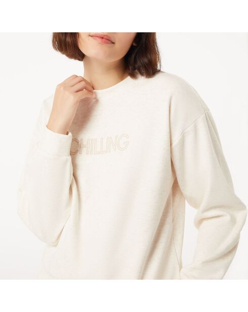 Sudadera Cunta beige