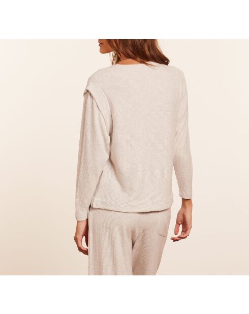 Sweatshirt Amythis gris clair