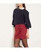 Gonna Romania stampata con fondo mattone