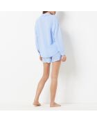 Justine himmelblaues Hemd