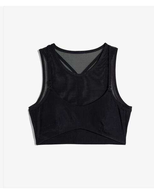 Sujetador negro con aros Punch