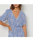 Lela jurk met veelkleurige print