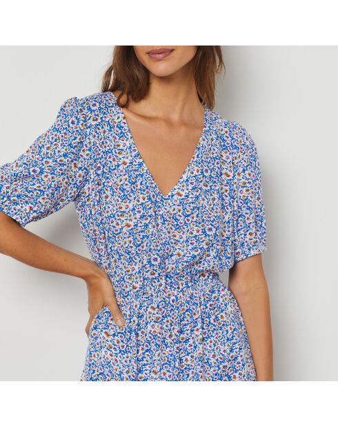 Lela jurk met veelkleurige print