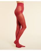 Collant Semi Opaque Colore rouge