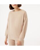 Sudadera Calino taupe