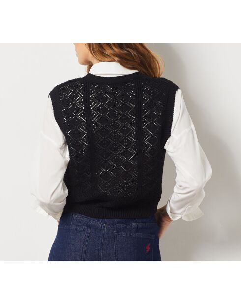 Paulina schwarze Strickjacke