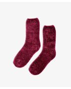 Chaussettes Satine New fushia