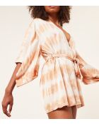 Tiedye-Negligé in Hellorange