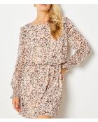 Blaugrünes bedrucktes Nally Kleid