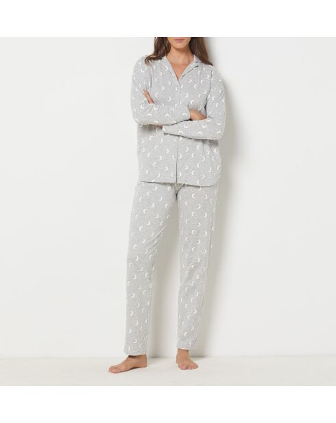 Zweiteiliger Schlafanzug Novanne, grau